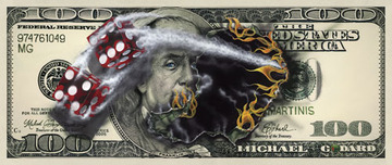 Michael Godard Michael Godard $100 Bill with Dice (PE)